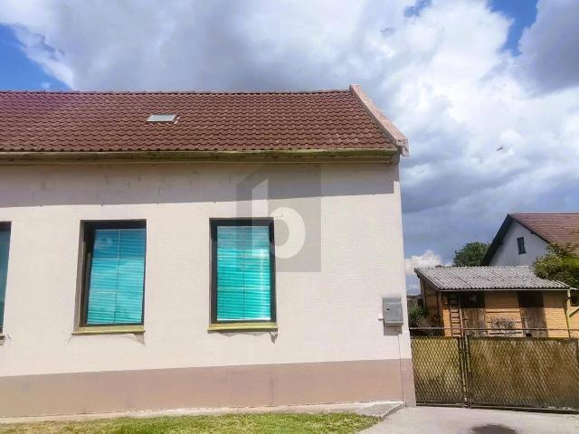 ZUM WACHKÜSSEN KOMPAKTES HAUS MIT GARTEN UND SCHUPPEN