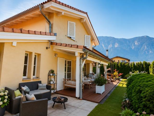 Zum Verkauf – Charmante freistehende Villa mit 4,5 Zimmern in Fully