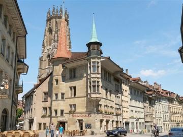 Reichengasse, Bourg, Freiburg, Freiburg, District de la Sarine, Kanton Freiburg