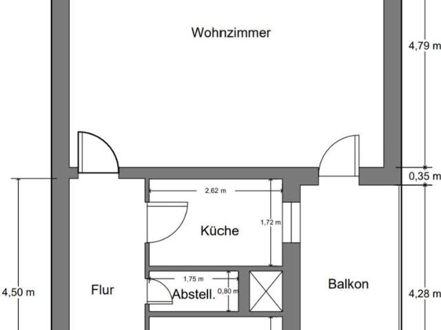 Zuhause mit 1 Zimmer in zentraler Lage von Ludwigshafen