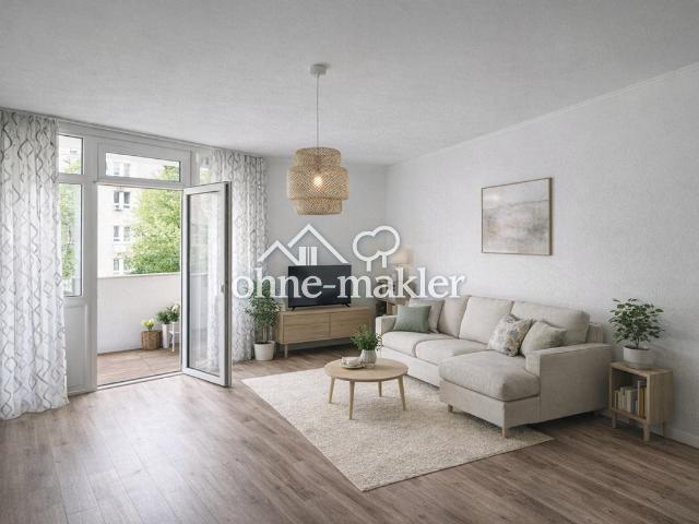 Zuhause mit Zukunft – provisionsfreie 2‑Zimmer‑Wohnung mit Balkon & nachhaltiger Sanierung Frankfurt‑Nordweststadt
