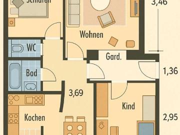 Zuhause mit zusätzlichem Spielraum – flexible Wohnlösung