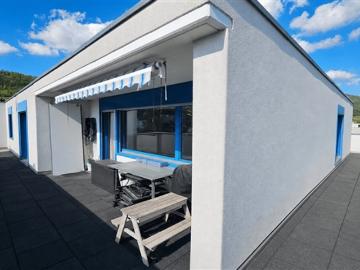 Zur Miete in Delémont, ein hervorragendes Penthouse mit 6 Zimmern und einer großen Terrasse