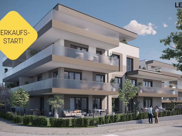 A01 | 2 Zimmer Neubauwohnung in Leonding mit Garten u. Terrasse!