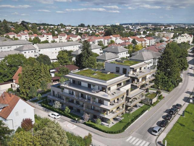 A03 | Traumhafte Gartenwohnung in Leonding: Erstbezug mit Terrasse u. TG Stellplatz!