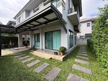 #A124393 8/1/69 ให้เช่าบ้านเดี่ยว Life Bangkok Boulevard Ratchaphruek Rattanatibetสอบถาม ld line @condoboy