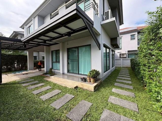 #A124393 8/1/69 ให้เช่าบ้านเดี่ยว Life Bangkok Boulevard Ratchaphruek Rattanatibetสอบถาม ld line @condoboy