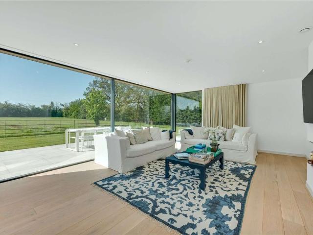 A modern and architecturally designed house of the highest order situated on an historic private country estate with wonderful rural views