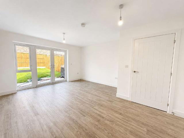 A newly built two bedroom house in Springstead Village