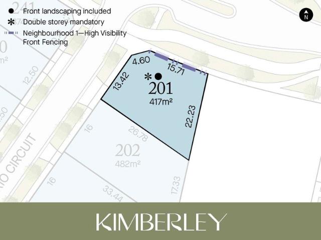 A beautiful 417m² parcel offering easy care lifestyle, & Perfectly positioned close to planned wetlands and the future Club Kimberley
