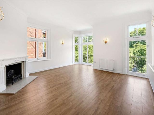 A beautifully refurbished two bedroom apartment in Knightsbridge offering bright, modern living and stunning Hyde Park views