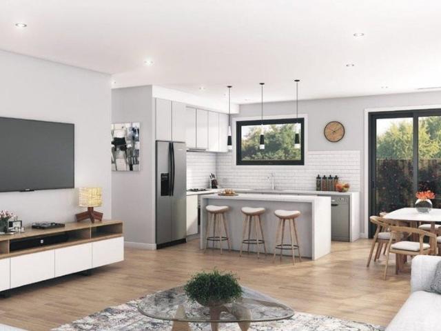 A brand new townhouse with a north facing courtyard