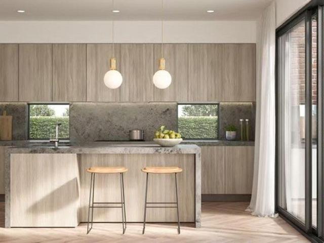 A brand new, completed townhouse