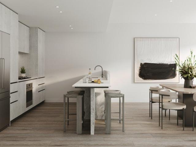 A brand new, completed townhouse