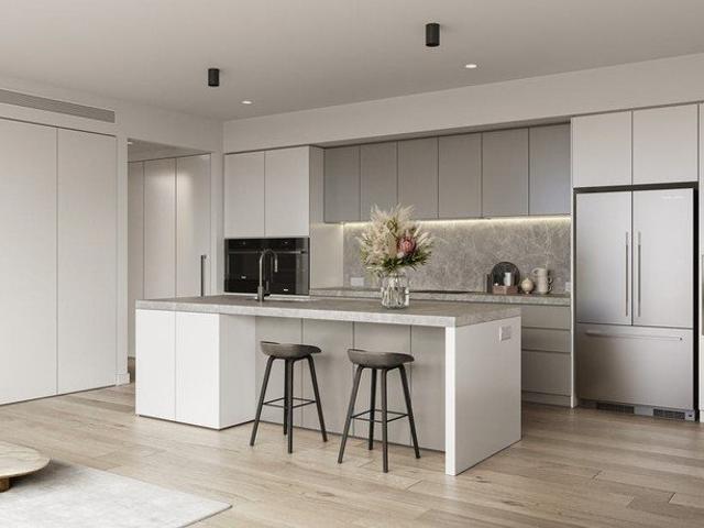 A brand new, free standing townhouse.