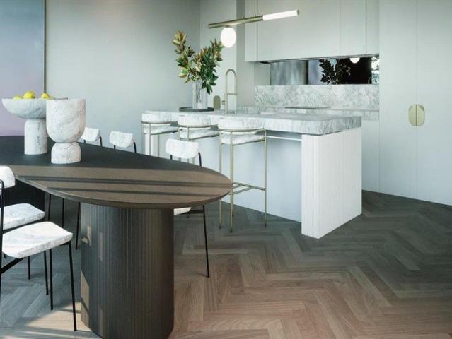 A brand new, luxurious, free standing townhouse.