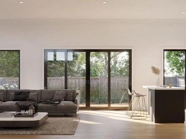 A brand new, modern house