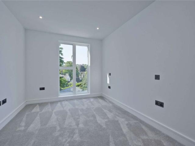 A brand new, one bedroom second floor apartment with balcony and allocated basement parking