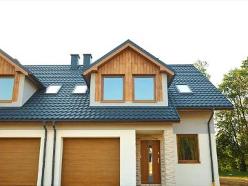Nowoczesny bliźniak 155 m² z garażem i ogrodem