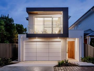 A Coastal Statement of Artful Precision, Steps from Sand and Sunset