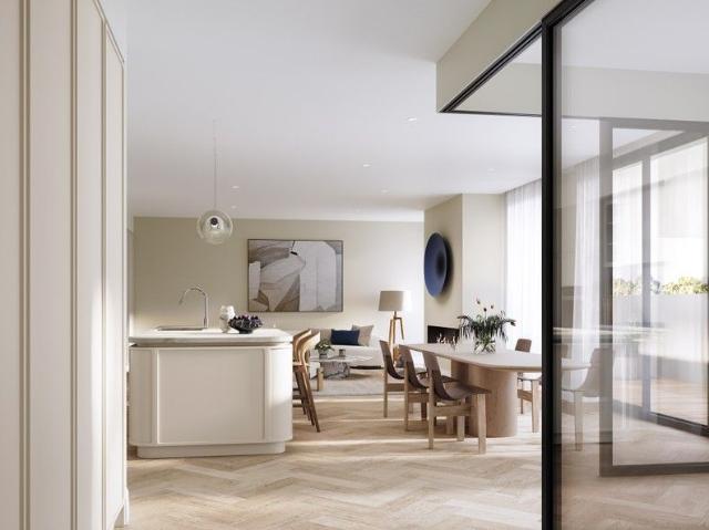 A deluxe apartment with multi purpose room in the hub of the North Shore