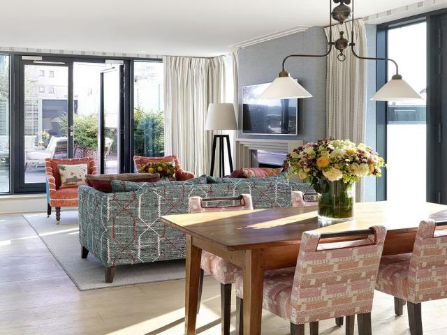 A Design Led Duplex Residence with a Large Private Terrace at Ham Yard Hotel