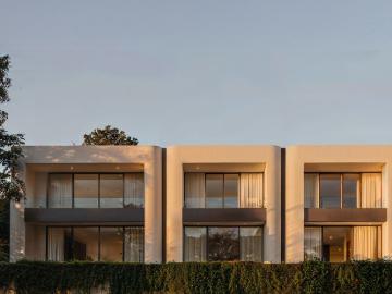 One Of A Kind Corner Residence with Sleek Design and Stunning Curves