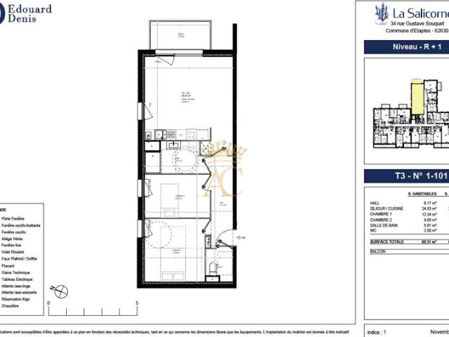 À Étaples, appartement neuf avec terrasse pour investir