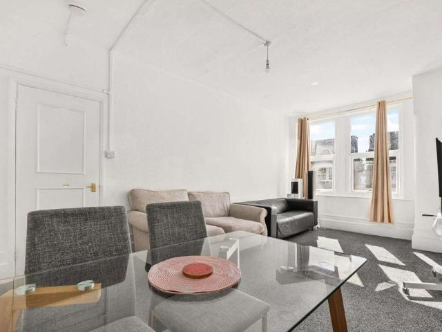 A first floor one bedroom apartment
