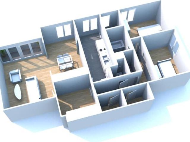 À Grand Couronne: location grand appartement T3