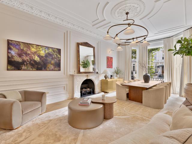 A Grand Duplex with Garden in Holland Park
