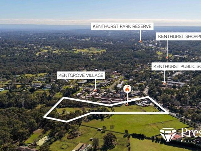 A Landmark Opportunity in the Heart of Kenthurst Approximately 6.6 Acres of Premium Level Land in One of Kenthurst's Most Desirable Locations