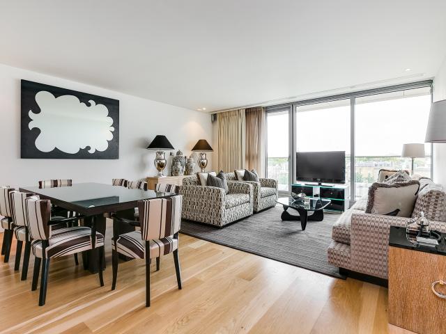 A Lateral Three Bedroom Apartment with Balcony at The Knightsbridge