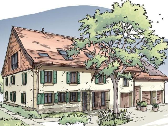 A louer, magnifique logement de 3.5 pièces dans une ferme rénovée