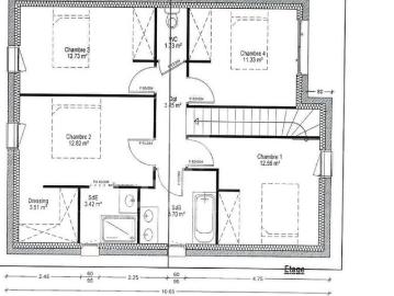 À LOUER MAISON NEUVE 120 m² 5 CHAMBRES AMBÉRIEU EN BUGEY