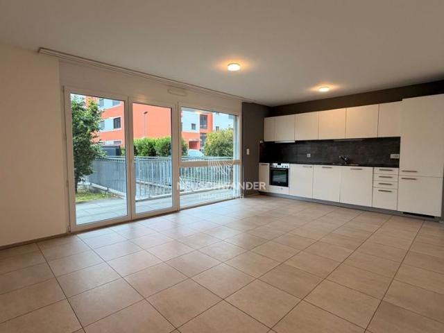 À louer à Courrendlin appartement à plain pied de 3.5 pièces