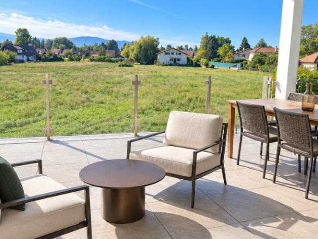 À louer à Commugny Bel appartement de 5.5 pièces avec grande terrasse privative