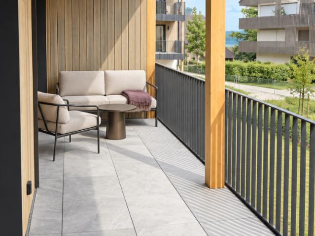 À louer à Duillier Appartement neuf de 2.5 pièces avec grand balcon couvert