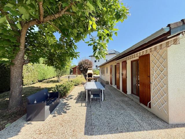 A LOUER à Ornex, VILLA PLAIN PIED T4 100m2 AVEC PISCINE, GARAGE, JARDIN