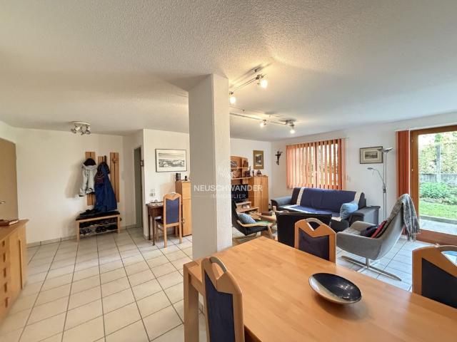 À louer à Soyhières appartement de 2.5 pièces au rez de jardin