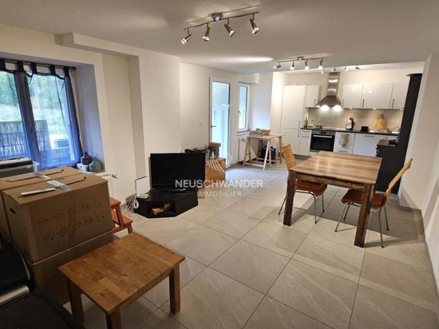 À louer à Soyhières appartement de 3.5 pièces avec terrasse
