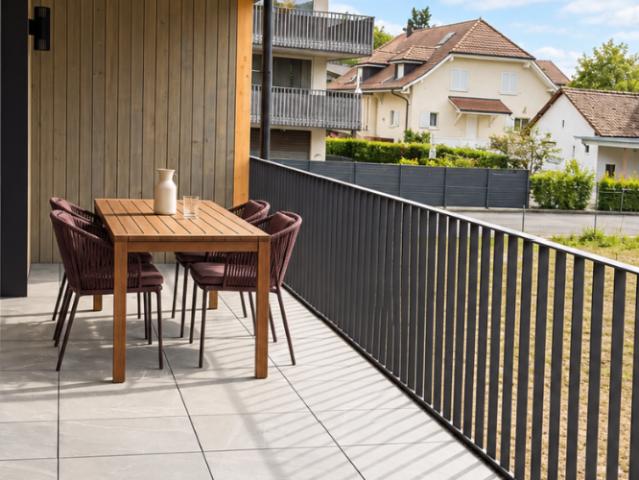 A louer Appartement neuf de 2.5 pièces avec grand balcon à Duillier