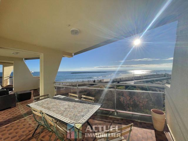 A LOUER APPARTEMENT D'EXCEPTION VUE MER AVEC TERRASSE 4 PIECES