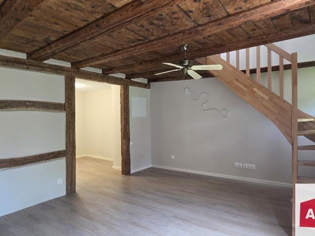 A louer appartement F3 en duplex à Turckheim de 54,16 m2 dans le Haut Rhin 68