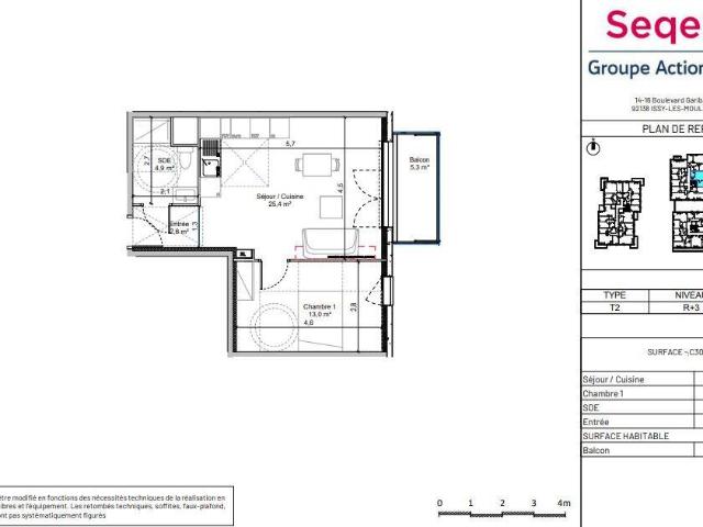 À louer – Appartement T2 neuf avec balcon