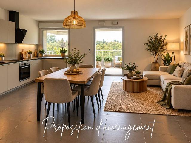 À LOUER ! APPARTEMENT T3 AVEC TERRASSE ET PARKING À CASTELNAU L