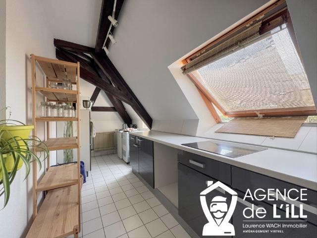 À louer Bel appartement T3 duplex au dernier étage