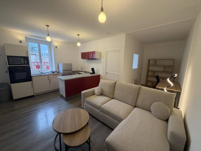 À LOUER CHARMANT T2 MEUBLÉ DE 39 M² ENTIÈREMENT RÉNOVÉ À VIENN