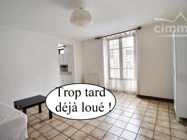 A LOUER, Corbeil Essonnes, Rive Droite, STUDIO meublé de 28m² avec cave | Cimm Immobilier