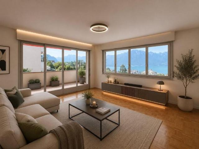 A louer dans quartier calme sur les hauts de Montreux